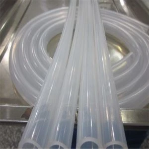 Tubo flessibile in gomma siliconica trasparente morbido e flessibile resistente al calore ad alta temperatura da 8 mm