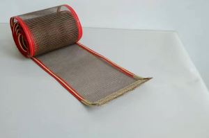 Nastro trasportatore a maglia aperta in fibra di vetro PTFE resistente alle alte temperature per asciugatrice